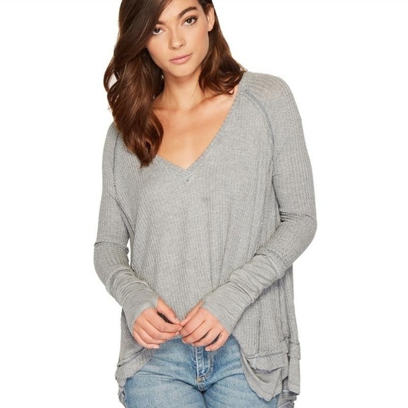 Free People Sweaters - Free people gray laguna thermal